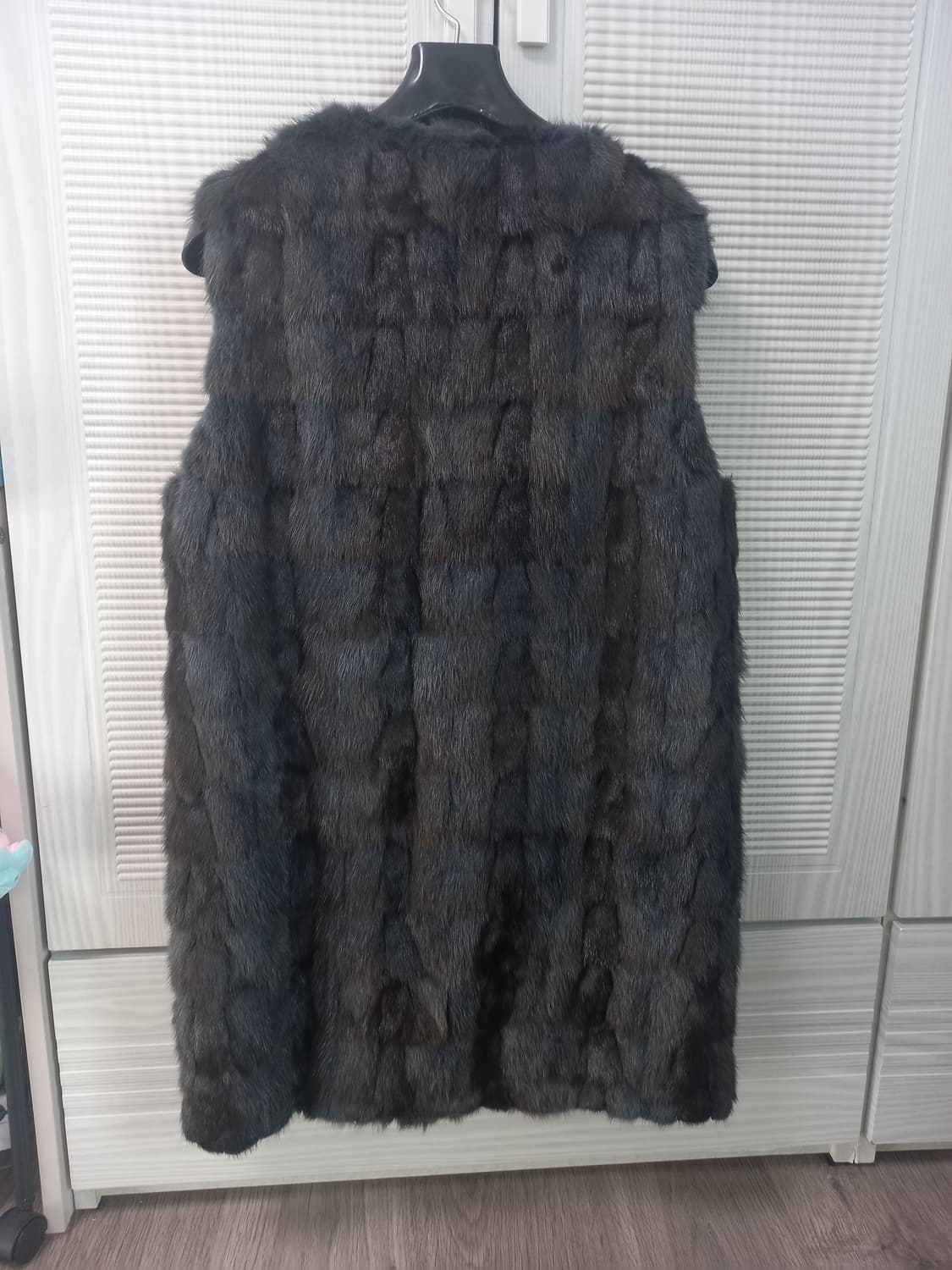 아놀드바시니   리얼 머스카렛+렉스  털  베스트_95사이즈 상품이미지3