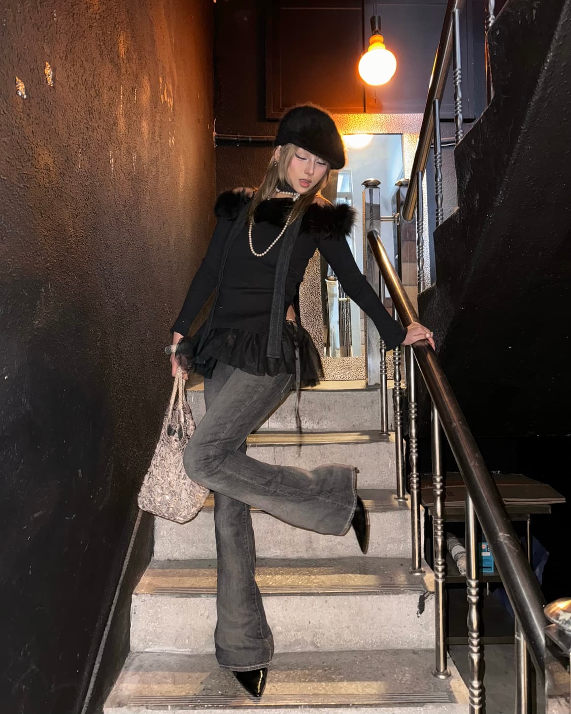 퍼 포인트 오프숄더 상품이미지6