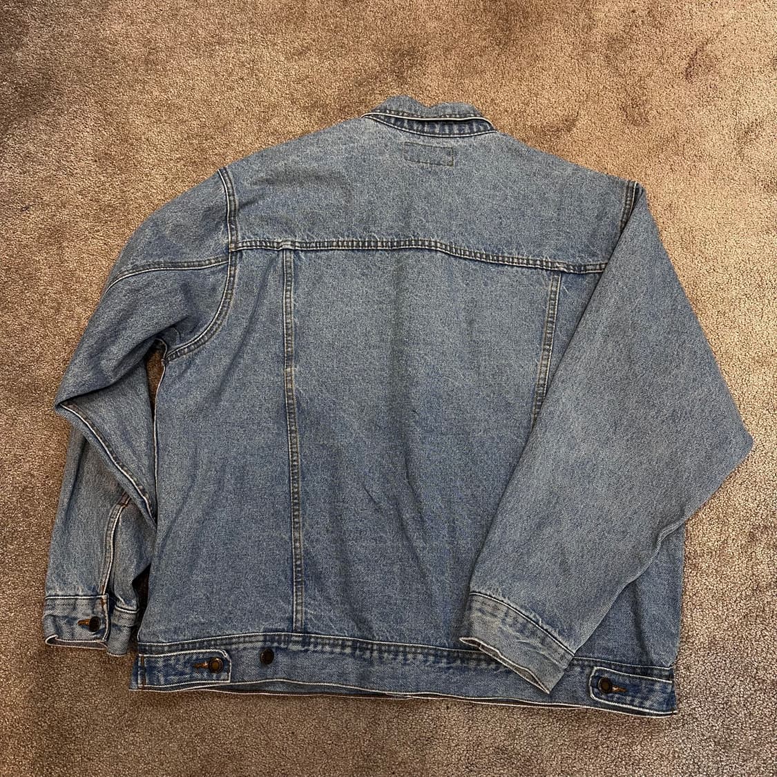 랭글러 USA 90s 연청 트러커 데님 자켓XL 상품이미지4