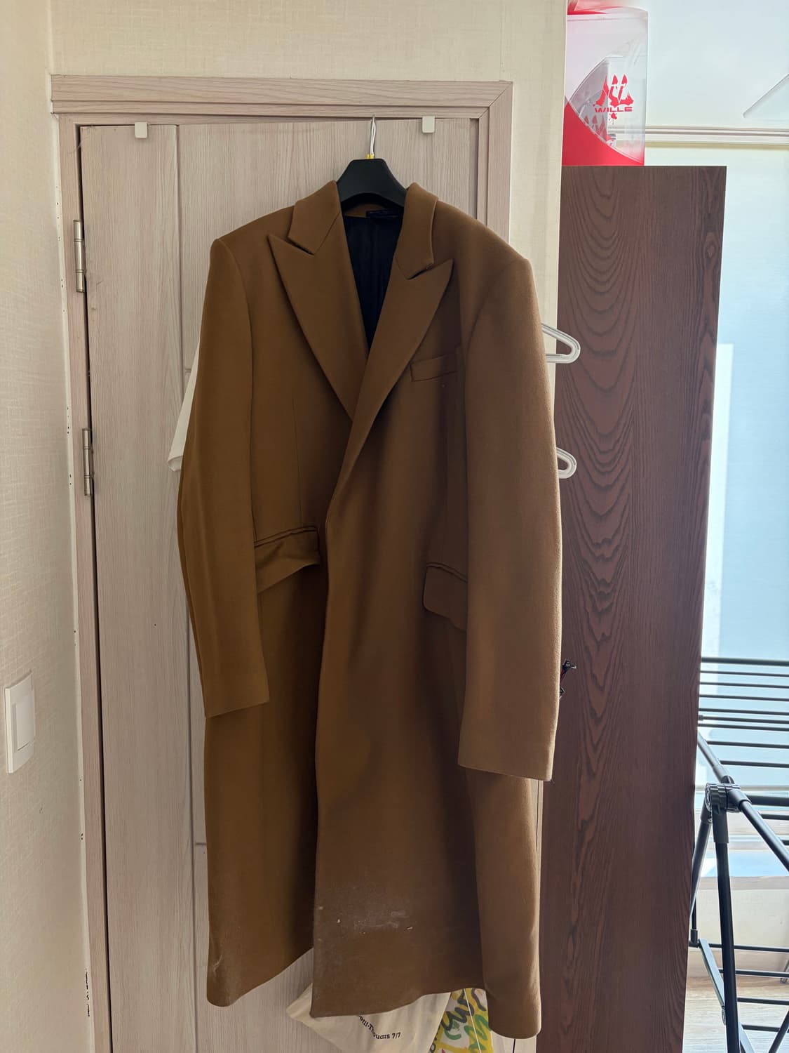 라프시몬스 rafsimons 더블 브레스티드 라펠 코트 상품이미지5