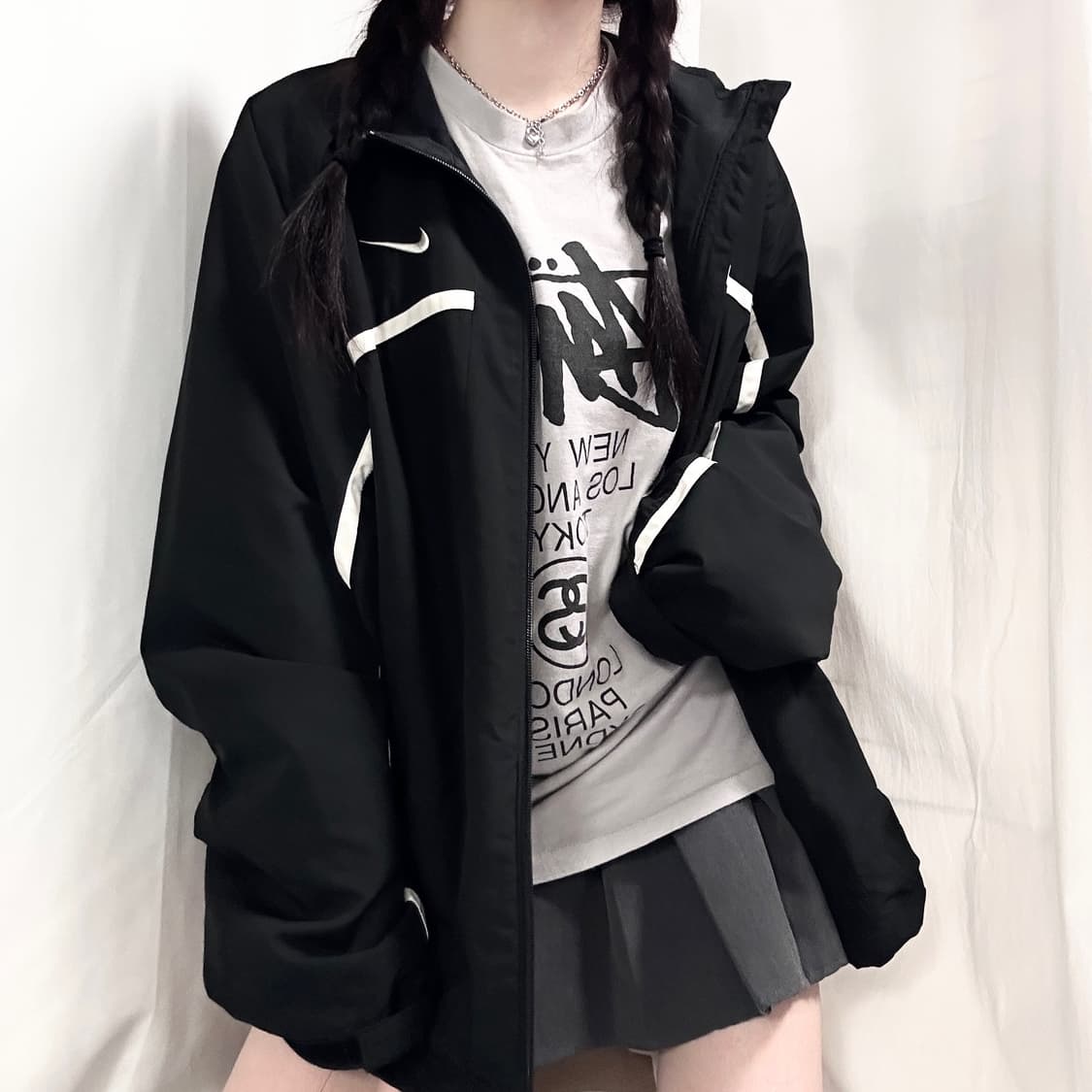 나이키 블랙 바람막이 상품이미지2