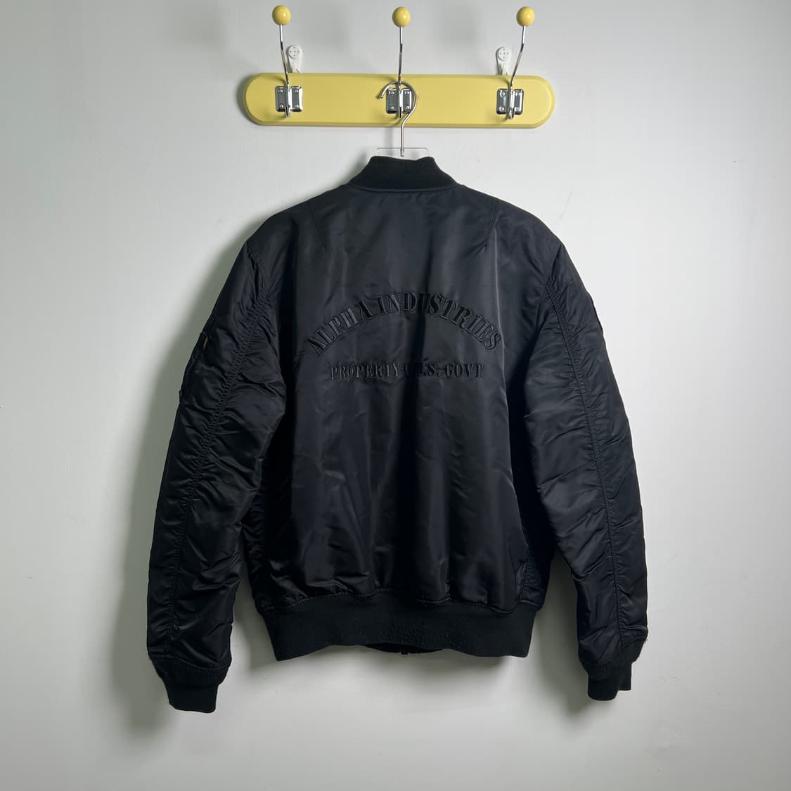 알파인더스트리 블랙 MA-1 항공점퍼 XL 상품이미지2