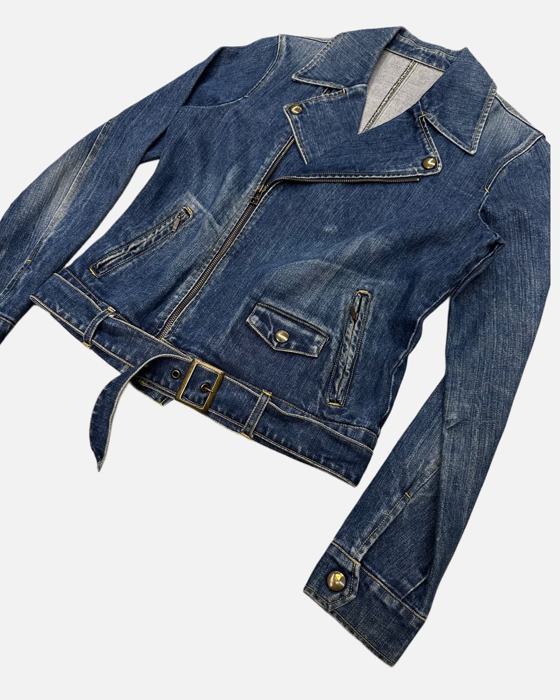 belted denim rider jacket 상품이미지2
