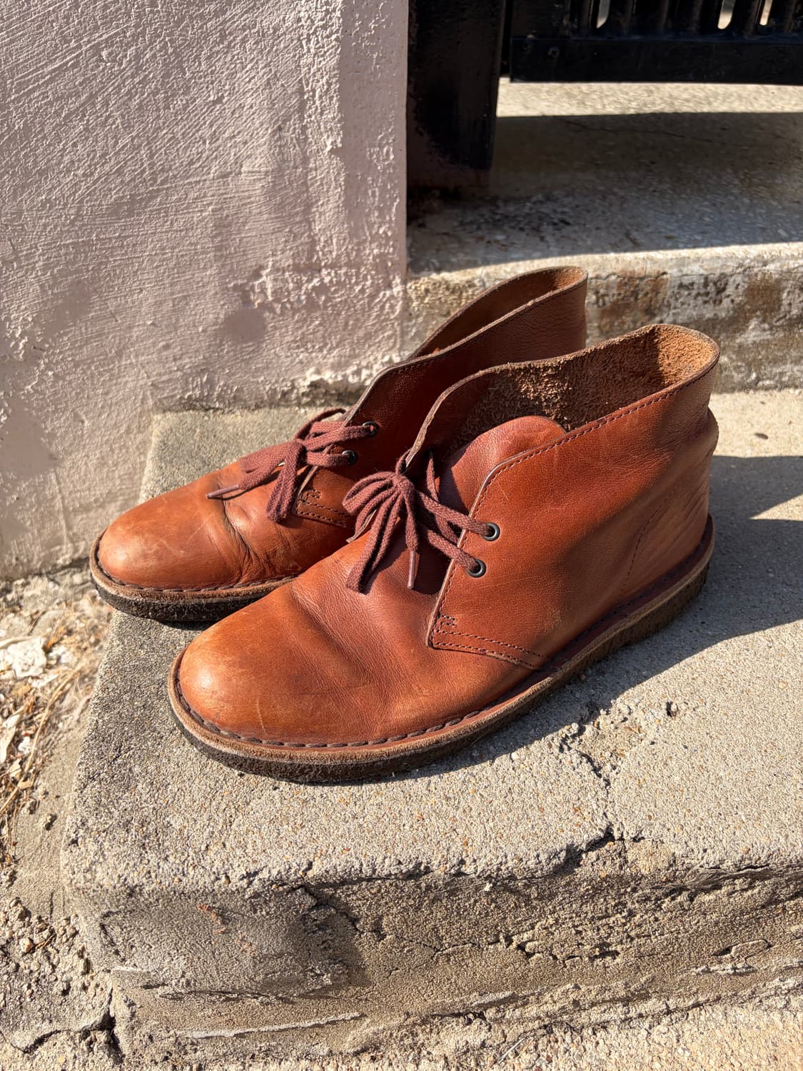 Clarks Originals 데저트부츠 브라운 레더 US6 상품이미지1