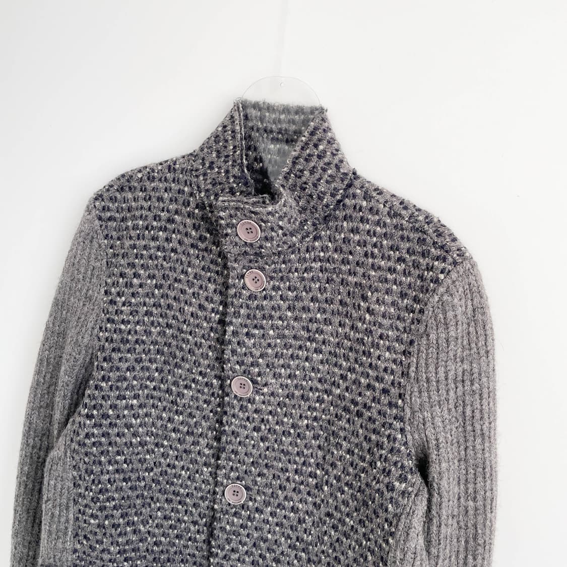 F2 Fiver 피버 시리즈 울 니트 트위드 자켓 M사이즈 상품이미지2