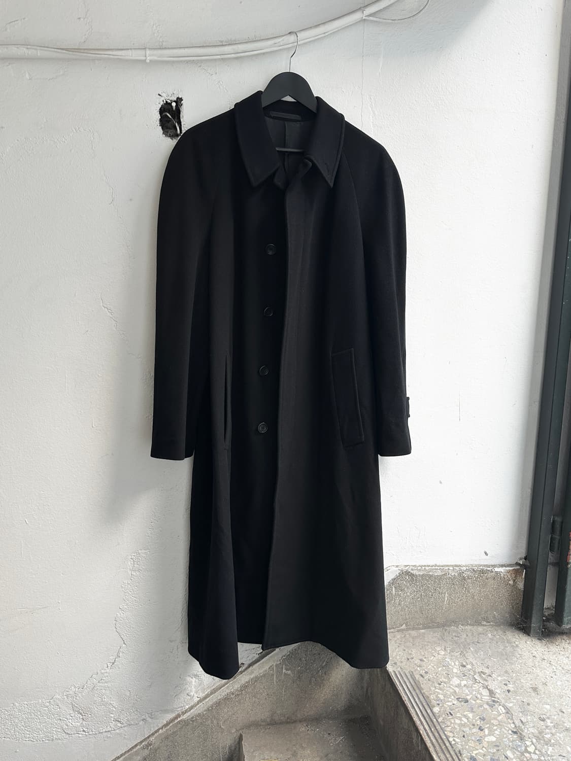 00’s 아르마니 캐시미어 코트 빈티지 발마칸 코트 상품이미지1