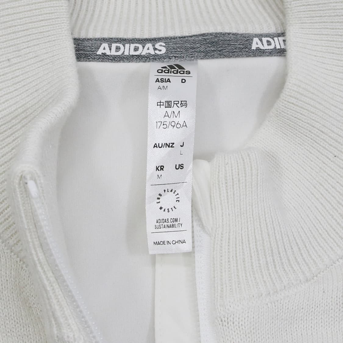 (착용컷) 아디다스 니트 집업 자켓 (남성용 L) 상품이미지5
