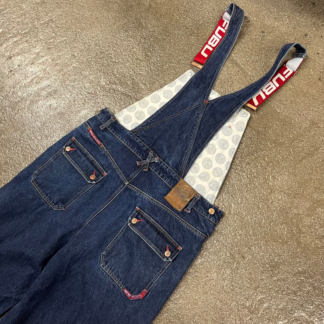 90s Fubu 올드스쿨 데님 오버롤 (L) 상품이미지4