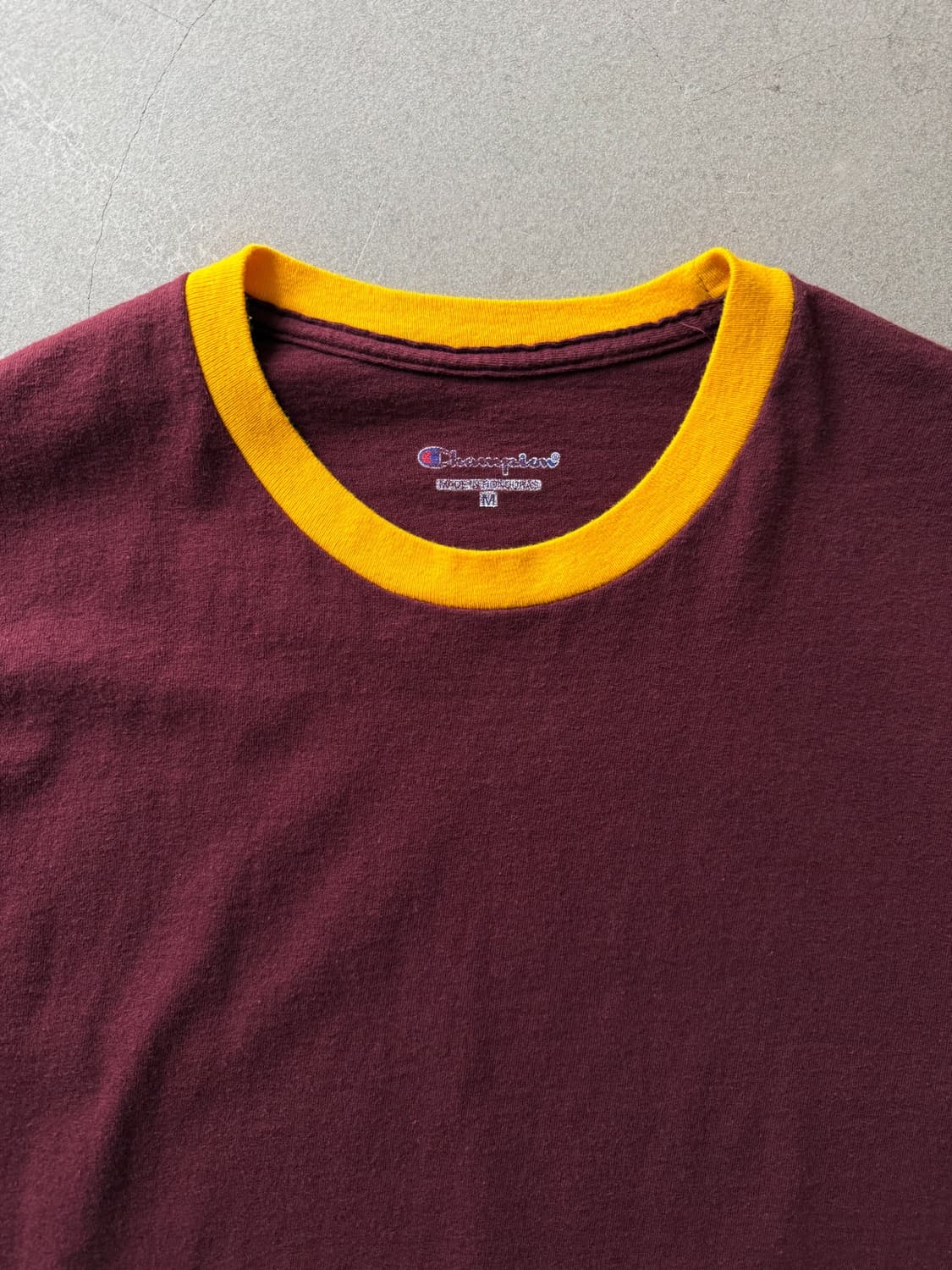 Champion Burgundy Ringer T-Shirt 상품이미지3