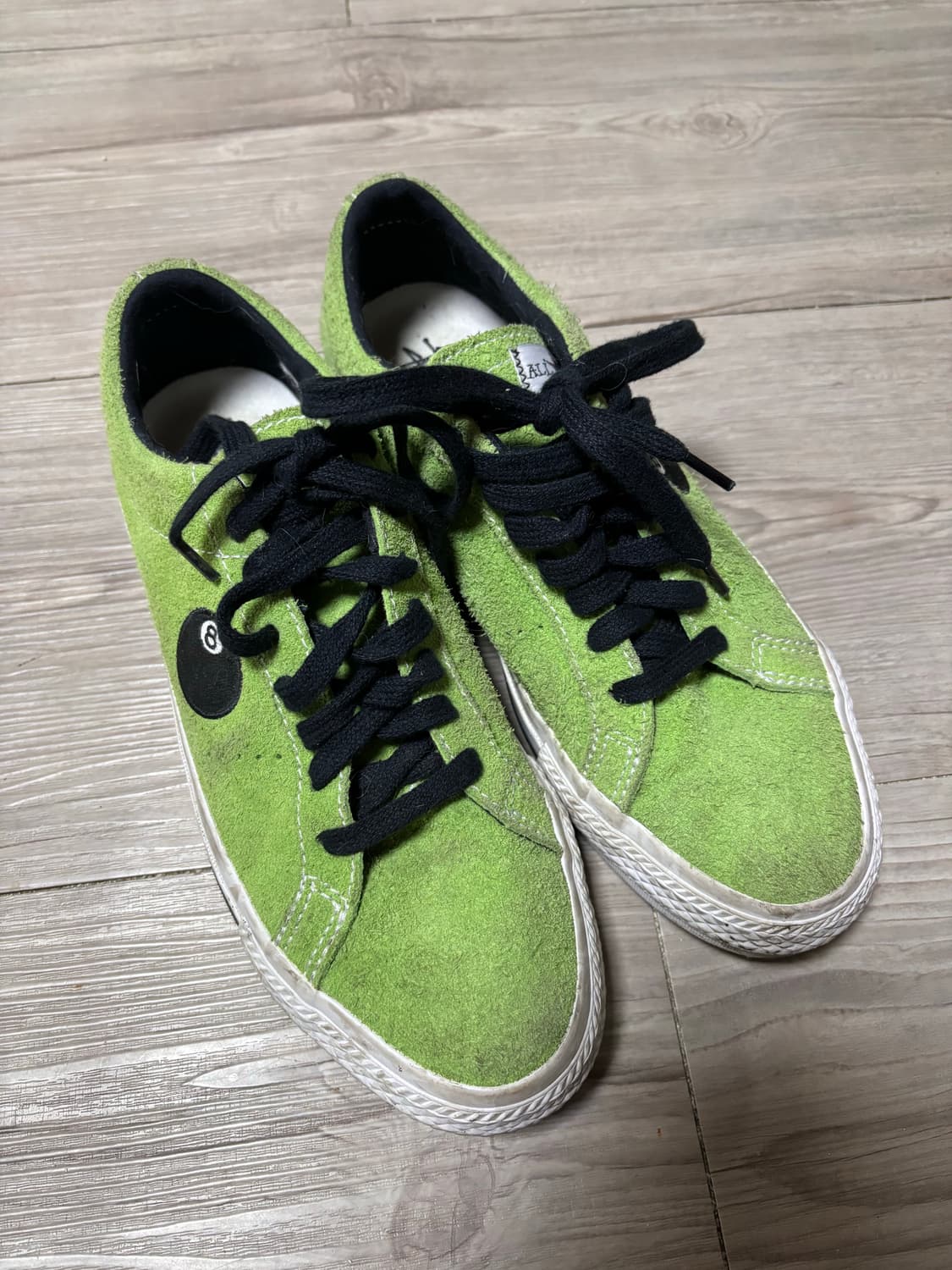 스투시x컨버스 원스타 프로로우 8볼 그린 상품이미지2