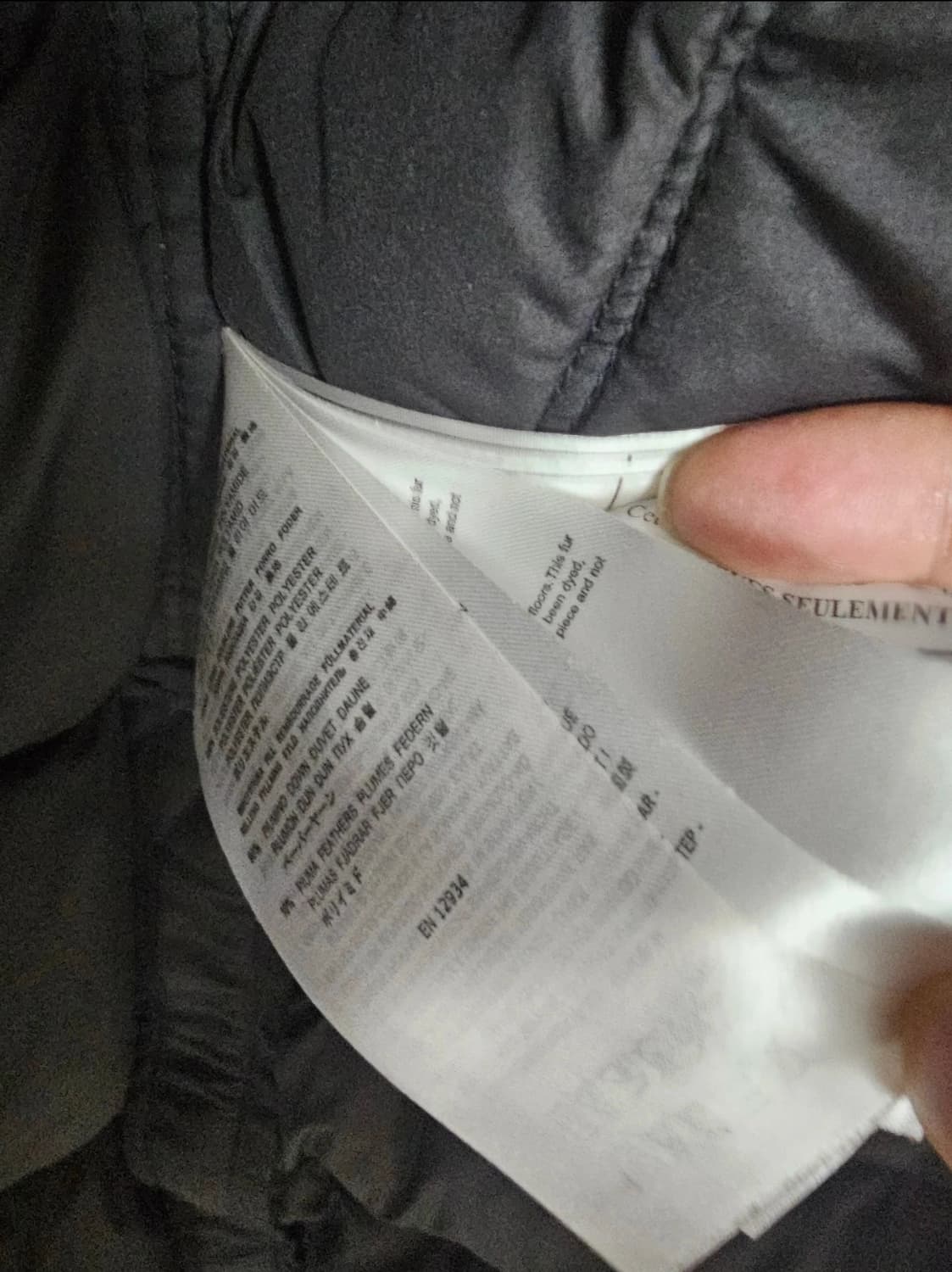 파라점퍼스 21fw 롱베어 후드 롱패딩(xs/55사이즈) 상품이미지10