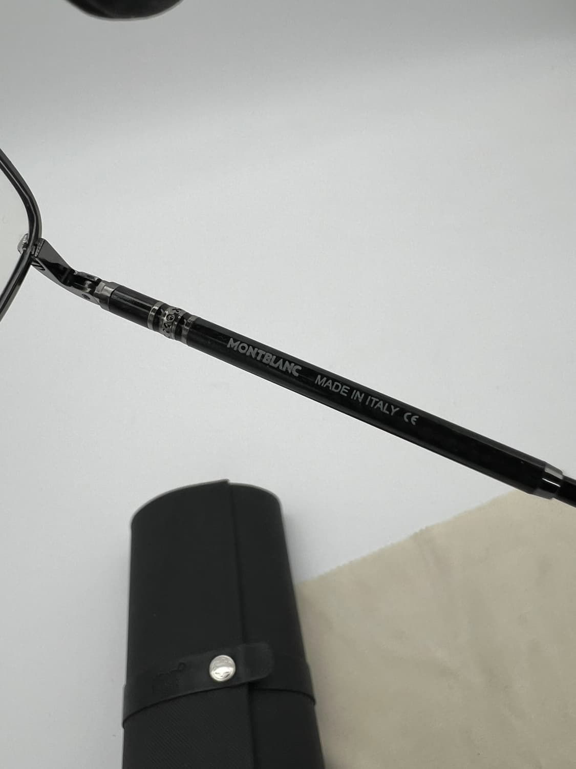 MONTBLANC 메탈 직사각 안경 MB 72 A36 상품이미지8