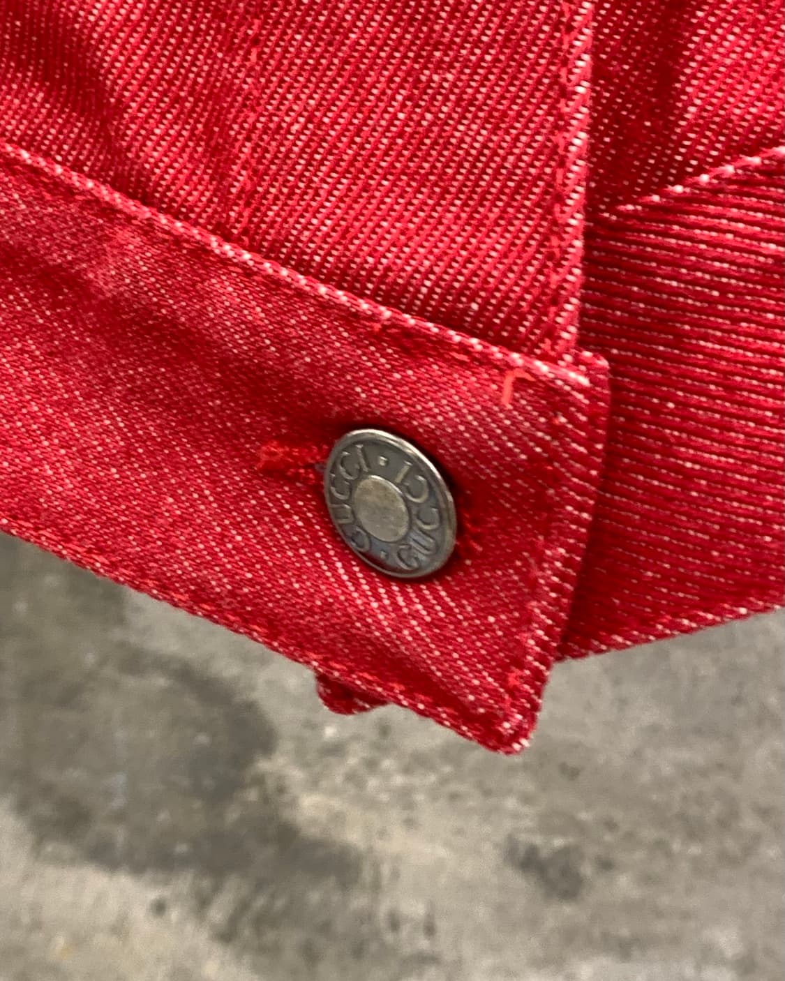 Gucci 구찌 레드 데님 트러커 자켓 상품이미지10