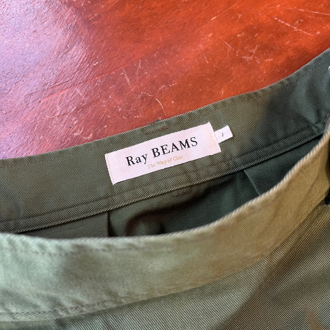 레이 빔즈 원턱 치노 스커트 [ 28 ] 상품이미지3