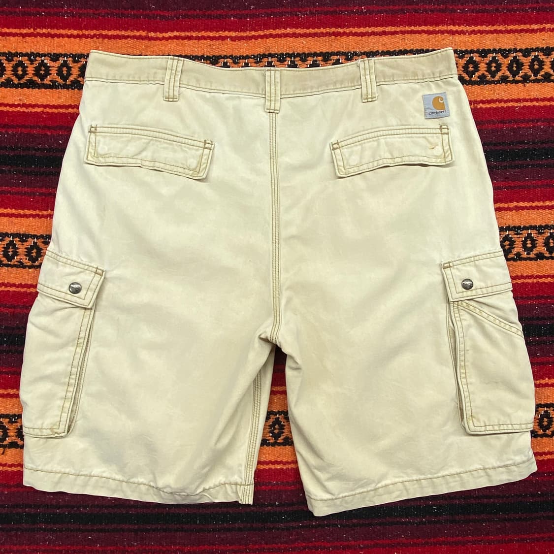 미국빈티지 칼하트 워크 카고반바지 상품이미지4