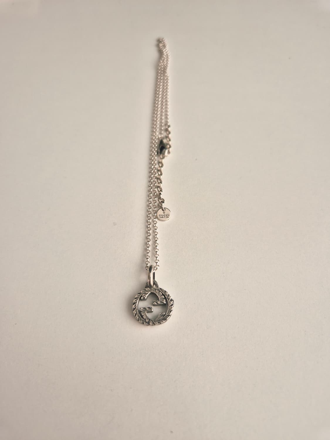 구찌 인터로킹 목걸이 상품이미지2