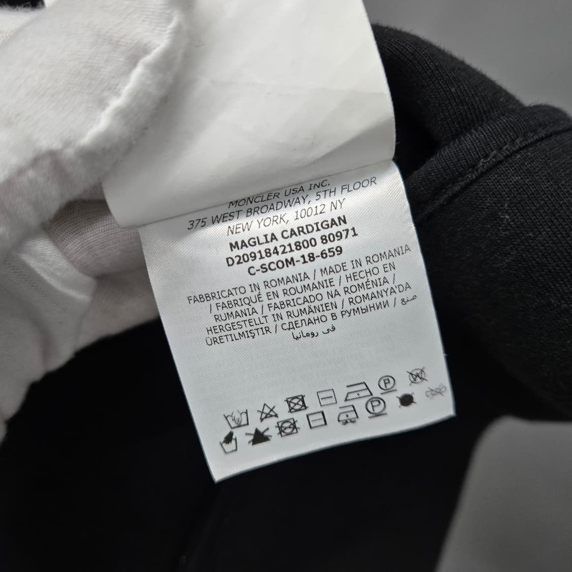 몽클레어 레터링 네오프랜 후드집업 S 상품이미지5