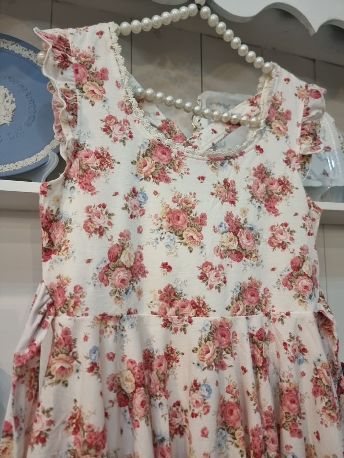 Liz Lisa 로즈 플로랄 레이스 원피스 상품이미지4