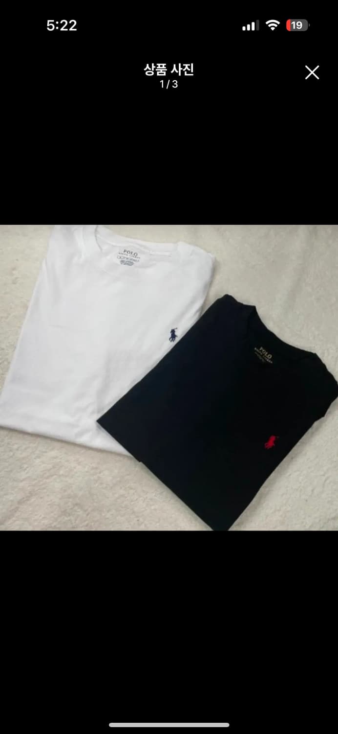 폴로 반팔티 S/M/L/XL 판매 상품이미지2