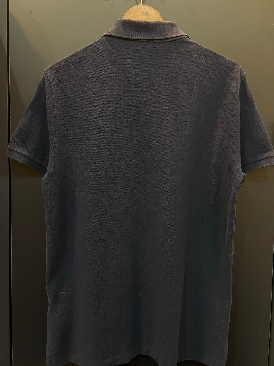 폴로 랄프로렌 빅포니 커스텀슬림핏 네이비 반팔 카라티(M) 상품이미지2