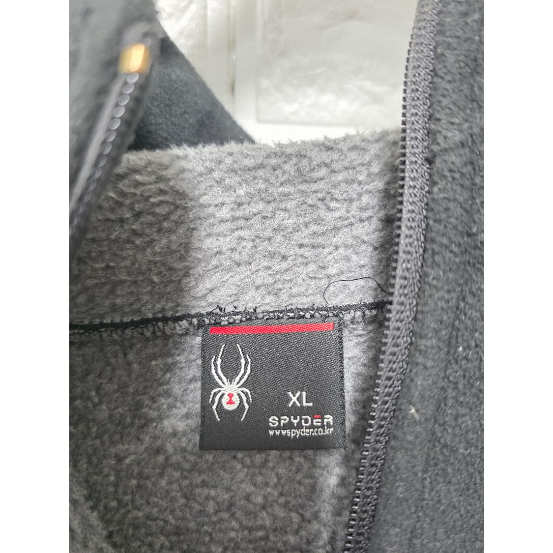 택포_ 스파이더 후드집업 플리스 XL 상품이미지2