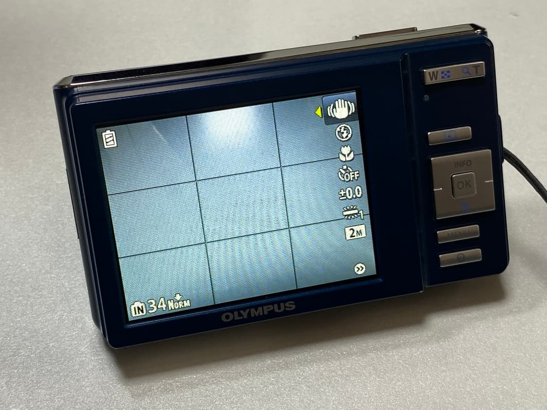 올림푸스 Fe 4020 라이트블루 디카 빈티지 디지털 카메라 상품이미지7