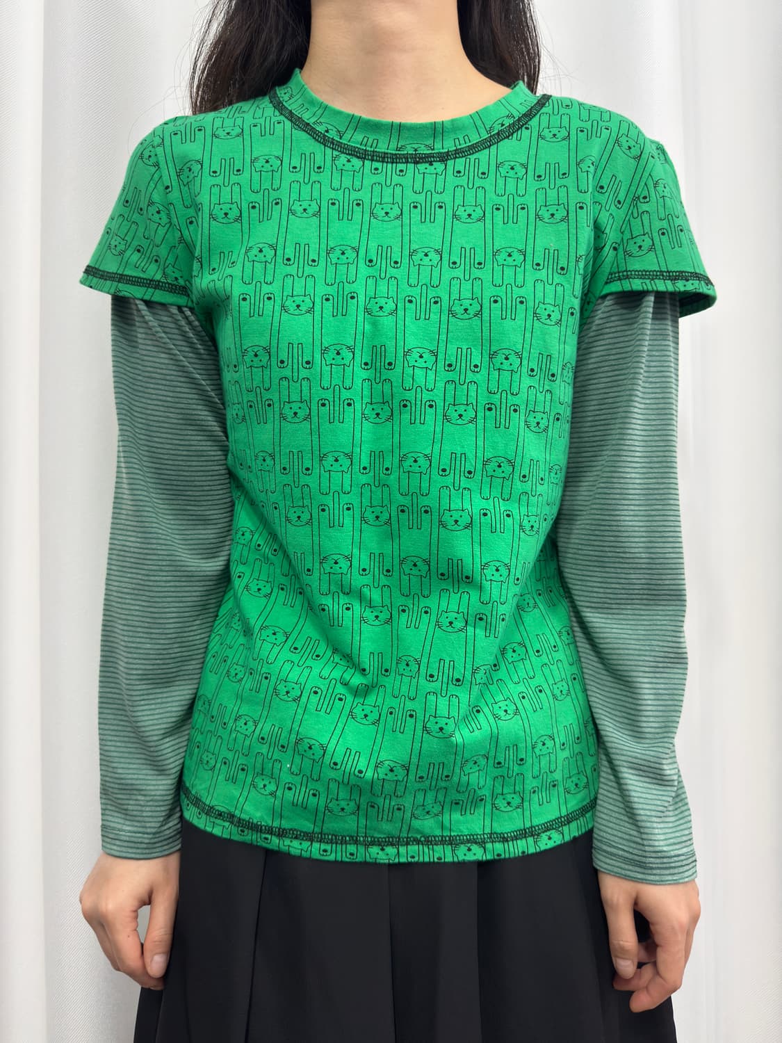 calabaza neko layered top 상품이미지1