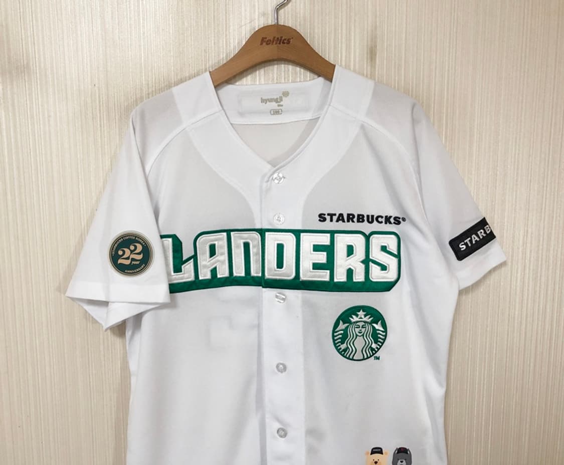 KBO SSG랜더스X스타벅스22주년 한정유니폼/져지 100 상품이미지2