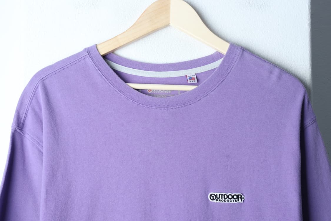 (L-XL) 아웃도어 반팔 카라 티셔츠 작은사용감 퍼플-H3H33918 상품이미지3