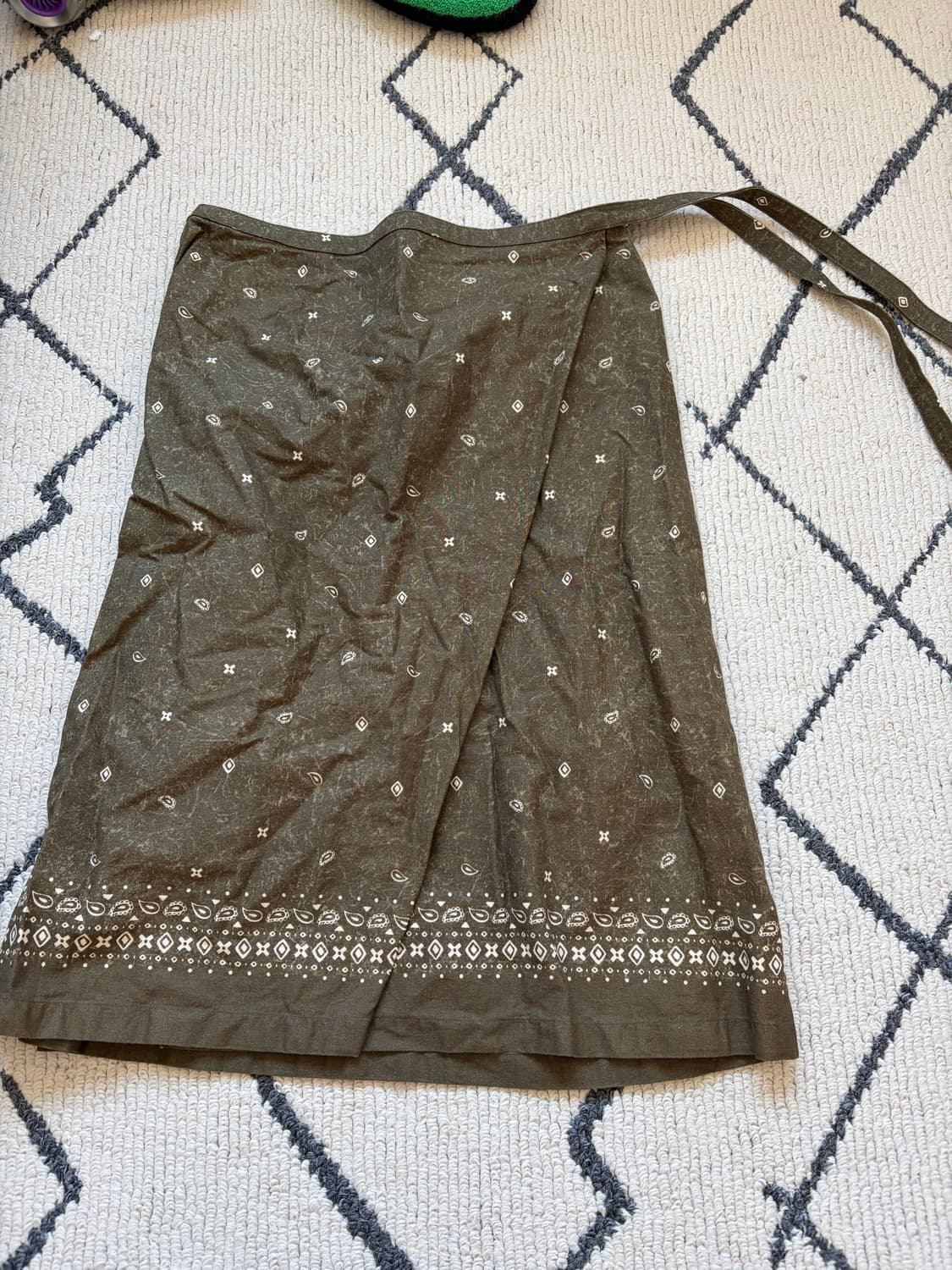 페이즐리 롱 스커트  상품이미지1