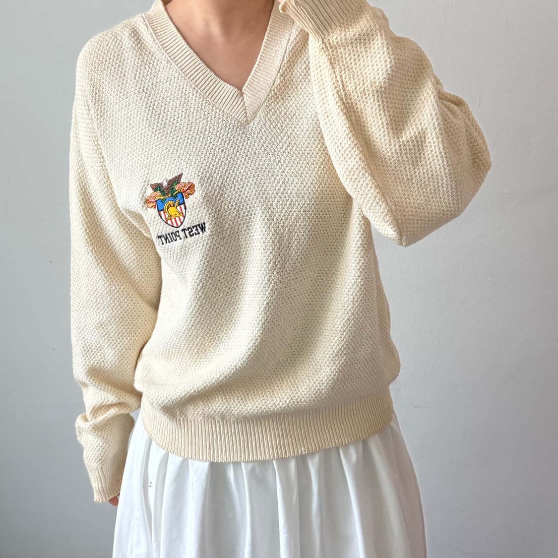 [S] 챔피온 미국 웨스트포인트 빈티지 니트 상품이미지2