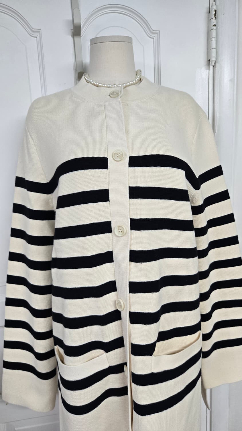 아르켓 스트라이프 롱가디건 상품이미지3