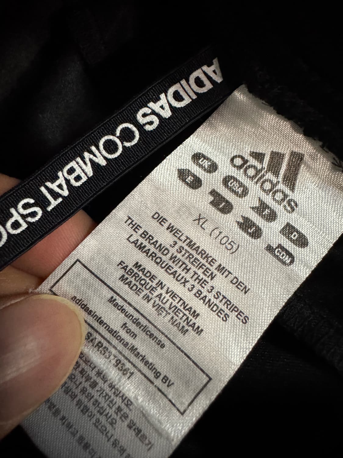 아디다스 컴뱃 22년도 기능성 트레이닝 집업 세트 L 블랙 상품이미지8