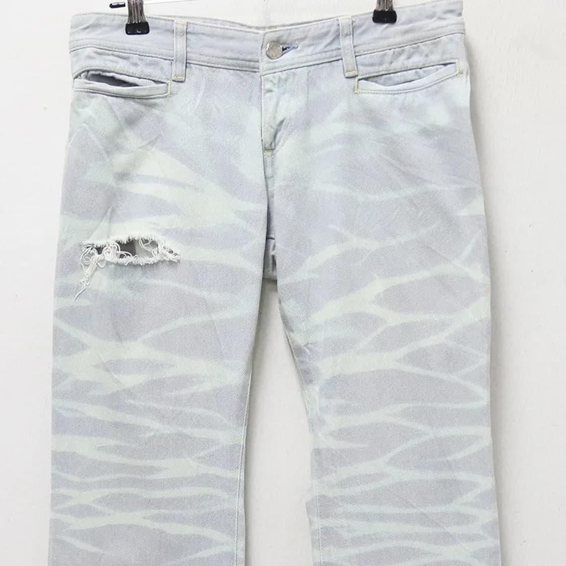 MARGINAL GLAMOR 지브라 패턴 데님팬츠 61144 상품이미지3