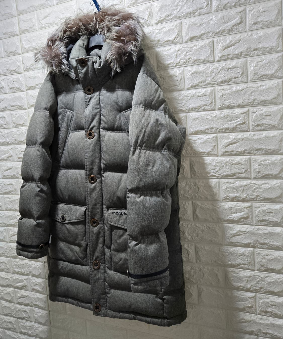 몽벨 EX800 구스다운 롱패딩 점퍼 105 상품이미지6