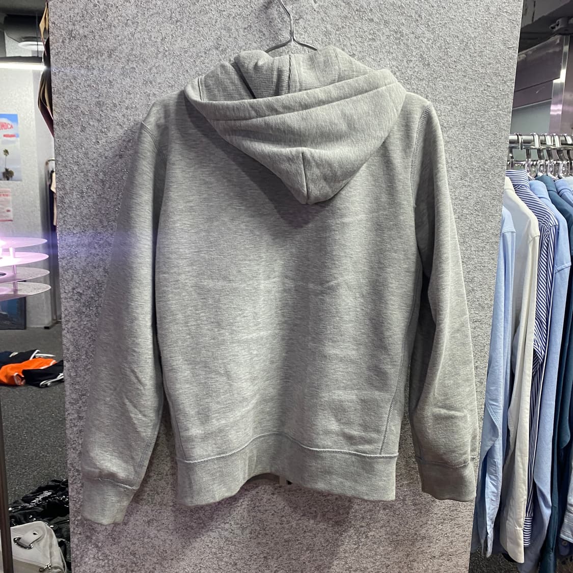 폴로 신형 그레이 미니멀 후드 집업 B3207 상품이미지3