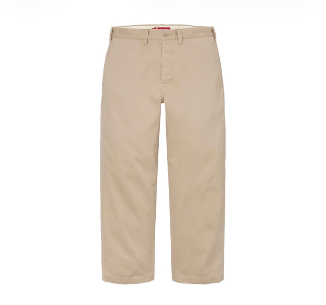 슈프림 치노 팬츠 24fw tan 36 상품이미지2
