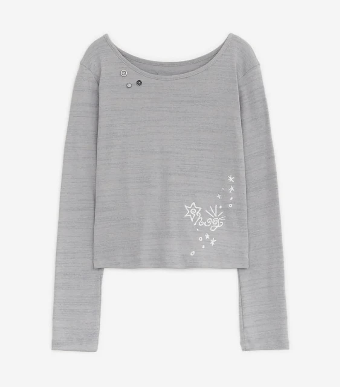 허그유어스킨 허그 스티치 니트 그레이시 핑크 상품이미지1