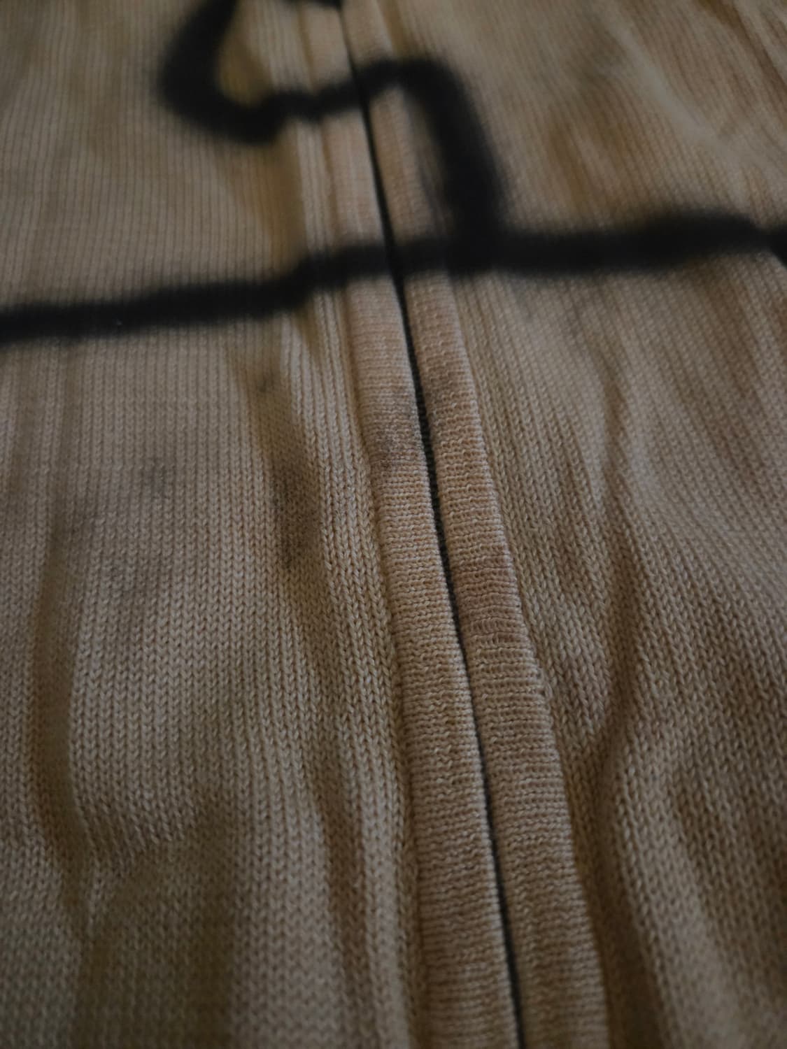 (얼룩)Field/dream 커스텀  반집업 니트자켓 xl 상품이미지2