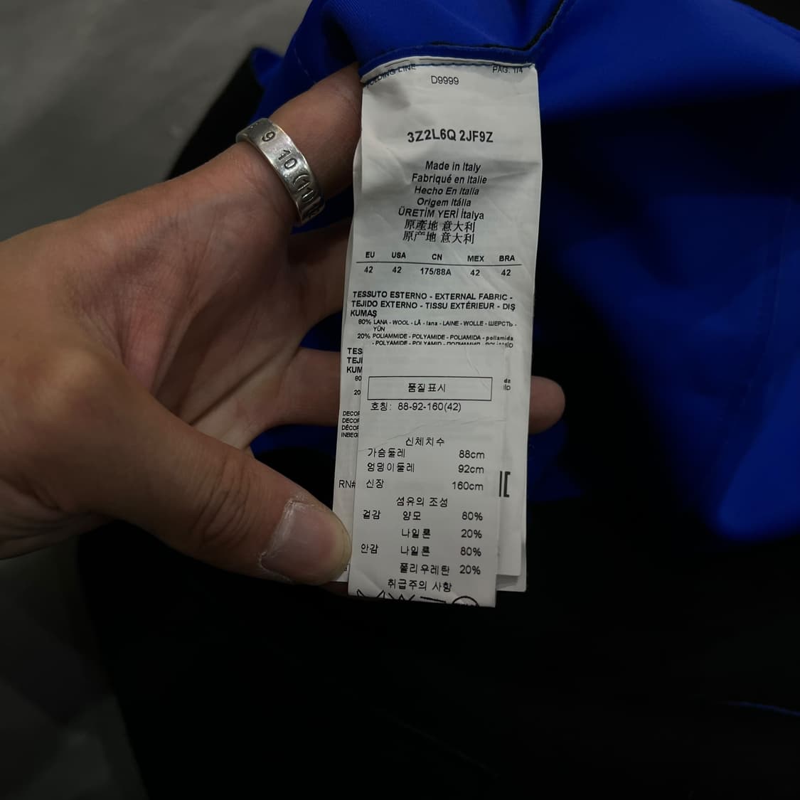  엠포리오 아르마니 울코트 y13863 상품이미지8