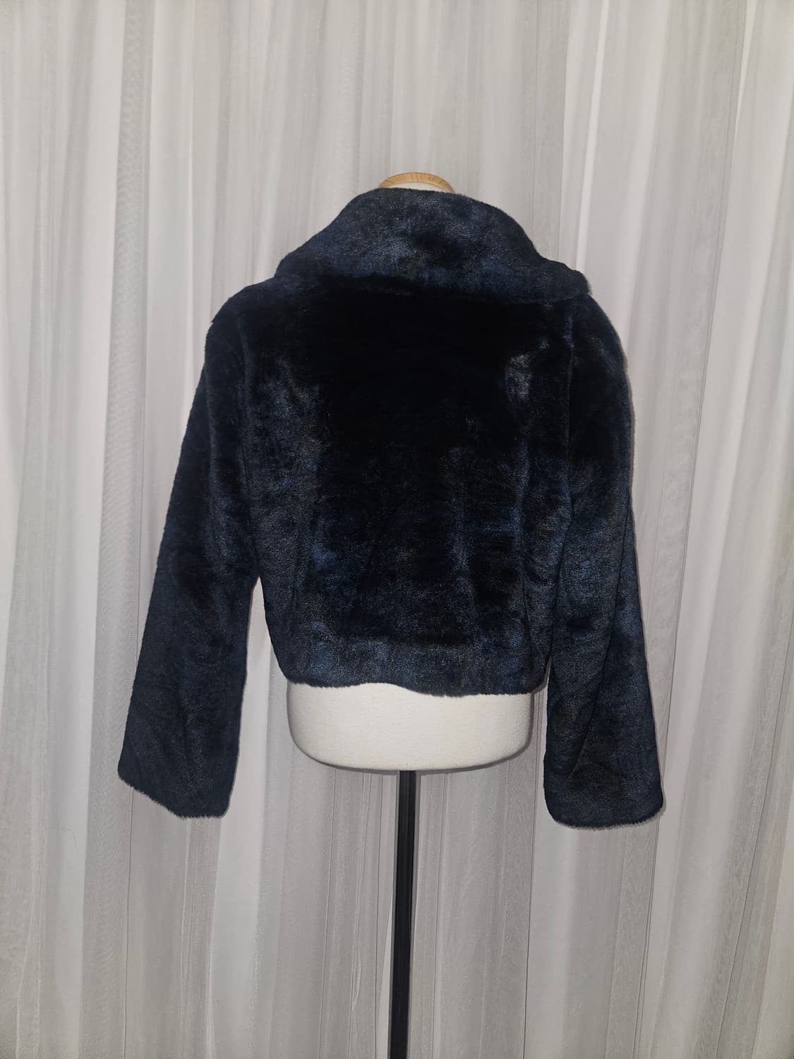 빈티지 다크 네이비 공겜여주 히메 퍼자켓 상품이미지4