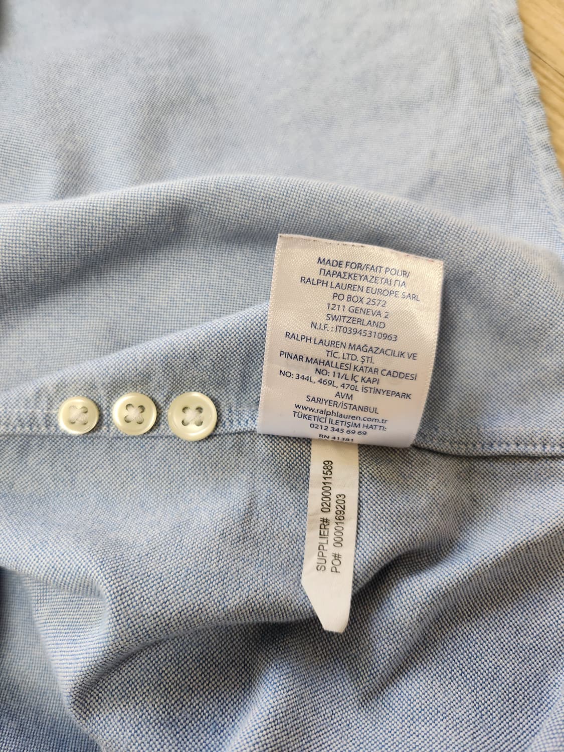 폰폴로랄프로렌 옥스포드셔츠 (XL 상품이미지9