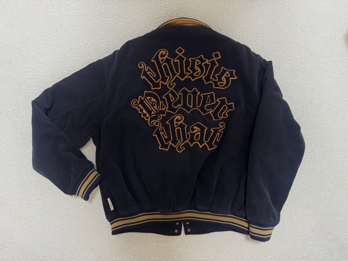 디스이즈네버댓 포르투나 코듀로이 바시티 자켓 상품이미지2