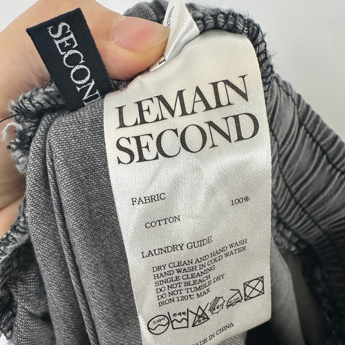   리메인세컨드 남자 밴딩 카고 반바지 FREE  상품이미지6