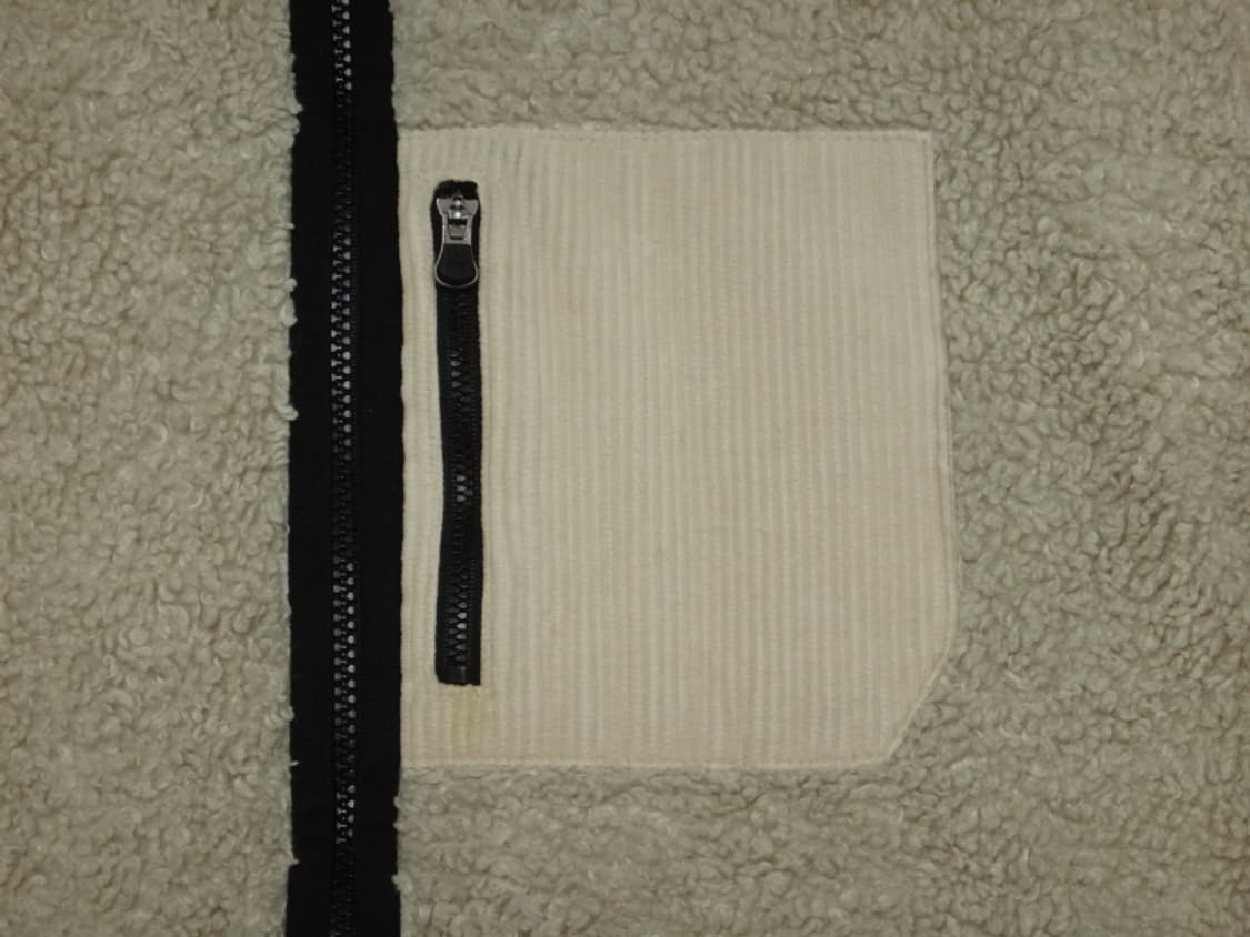 (2XL) 헤지스 골프 남성 뽀글이 양털 자켓 상품이미지4