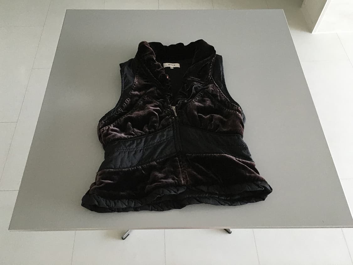 velvet padded vest 상품이미지5