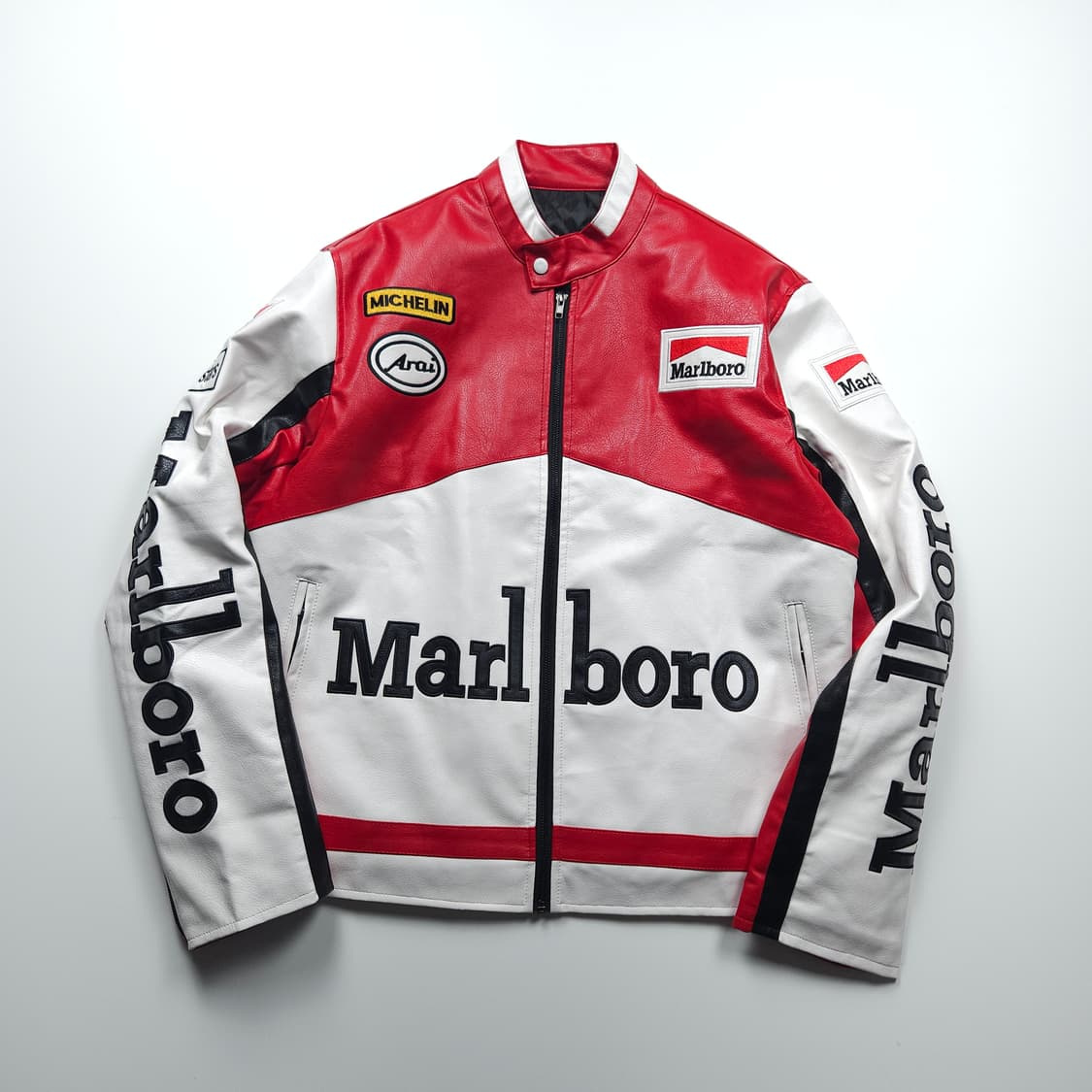 말보로 빅로고 카페 레이싱 레더 자켓 (XL) 상품이미지1