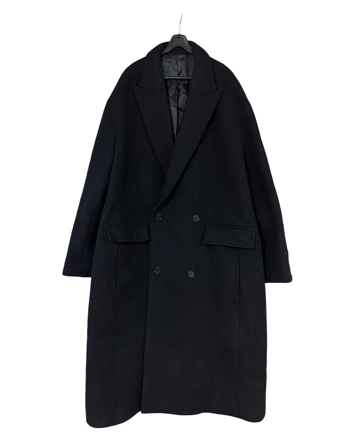 쿠어 coor 오버핏 더블 롱 코트 상품이미지1