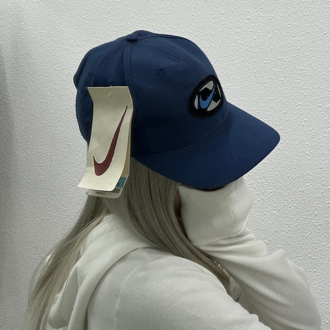 나이키 센터 자수 네이비 볼캡 상품이미지3