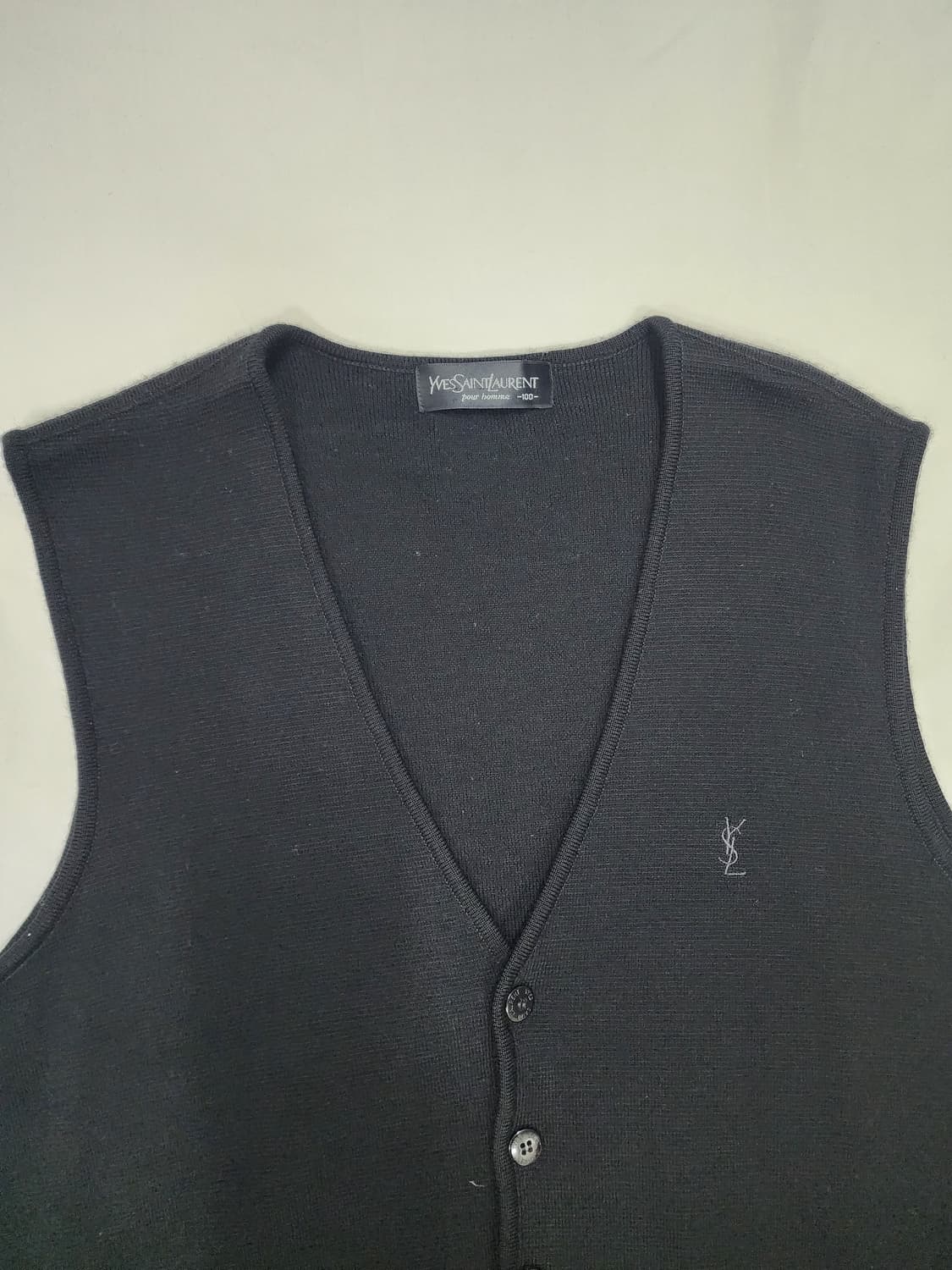 입생로랑 뿌르옴므 니트 조끼 가디건 상품이미지3